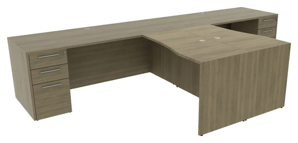 T-Shaped Desk for 2