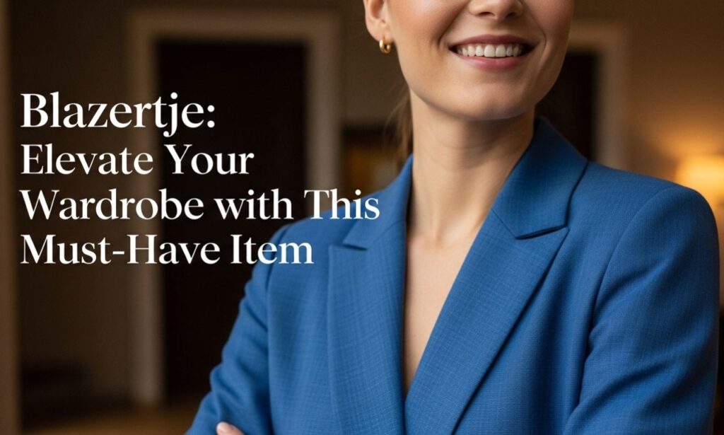 Blazertje: Elevate Your Wardrobe with This Must-Have Item