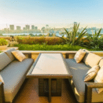 Designing Modern Outdoor Living Rooms With Artificial Grass Flooring