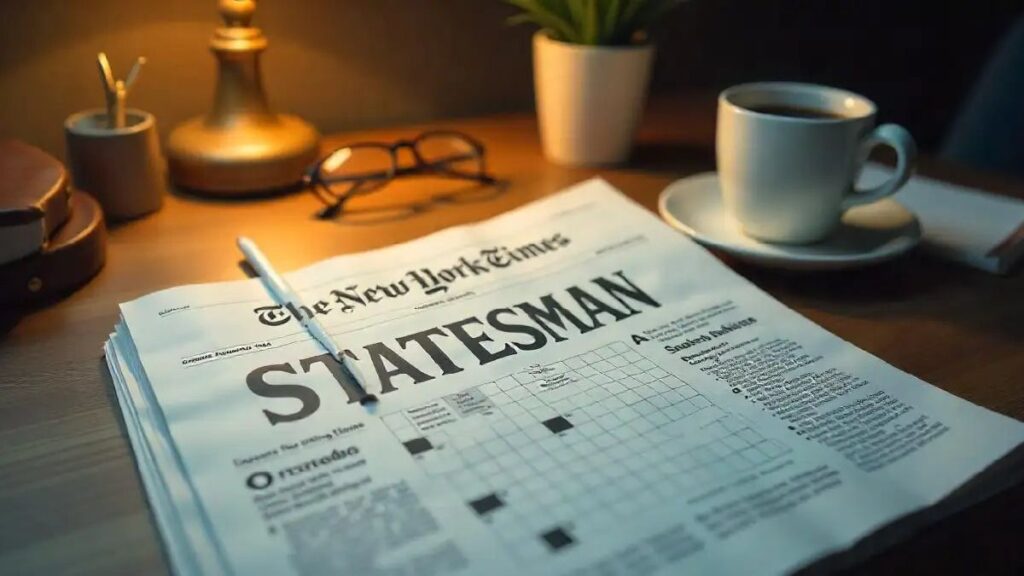 From History to Puzzles: The Role of Statesman NYT Crossword