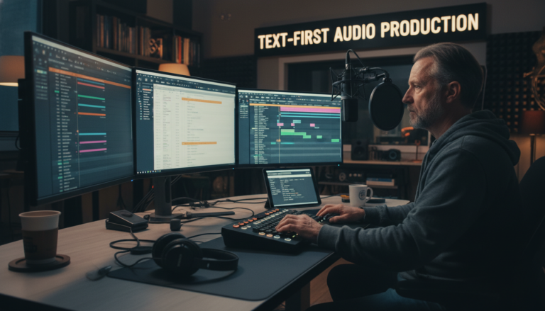 Text-First Audio Production