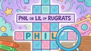 phil or lil of rugrats crossword